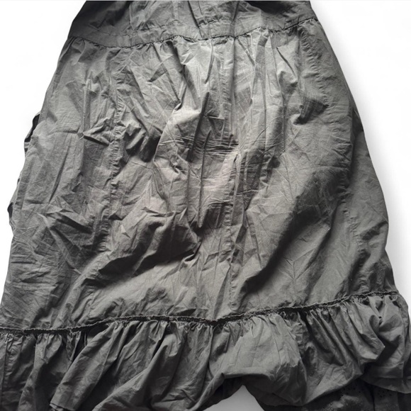 Open YY rolled waist tiered skirt - Picture 3 of 5